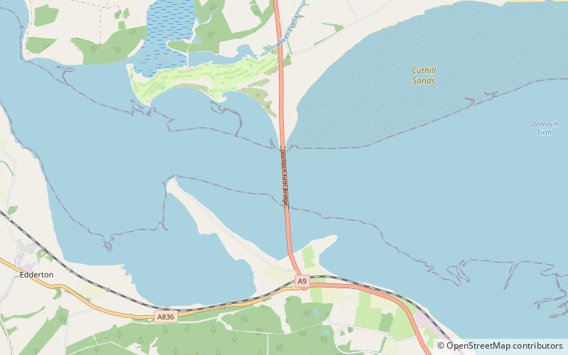 Dornoch Firth Bridge location map
