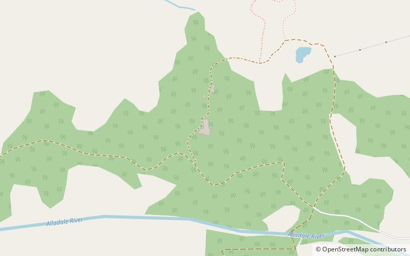 Alladale Wilderness Reserve location map
