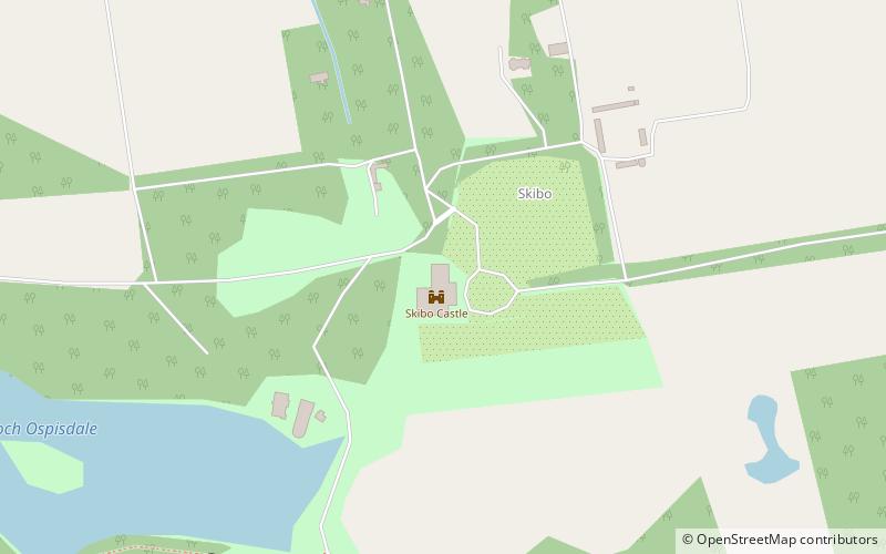 Skibo Castle location map