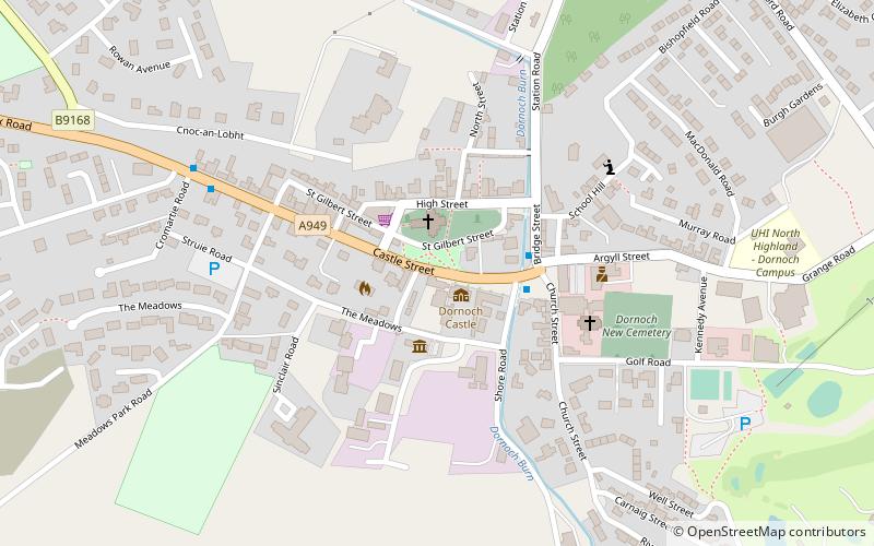 Dornoch Castle location map