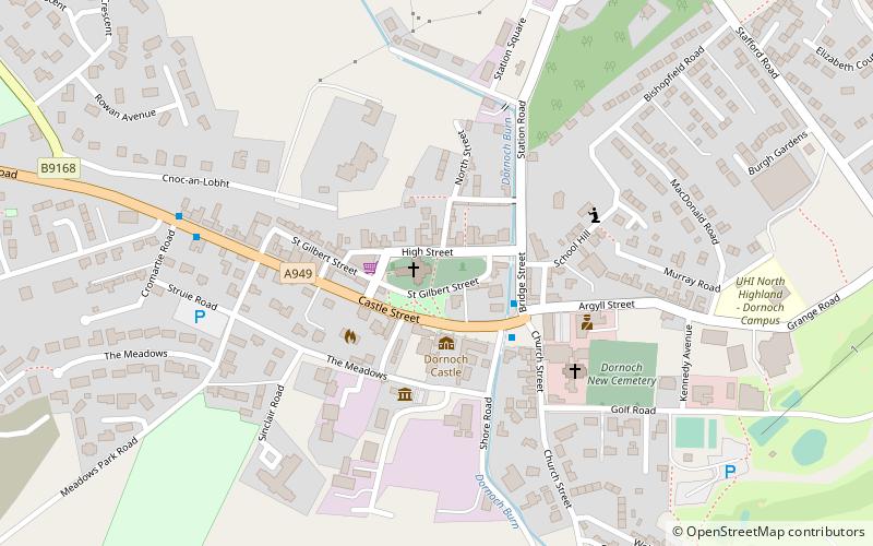 Dornoch Cathedral location map