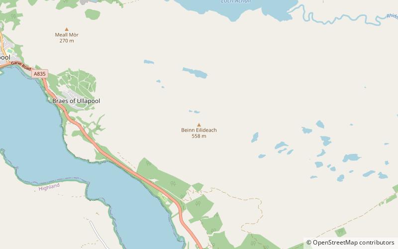 Beinn Eilideach location map