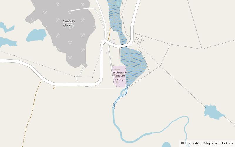 Abhainn Dearg Distillery location map