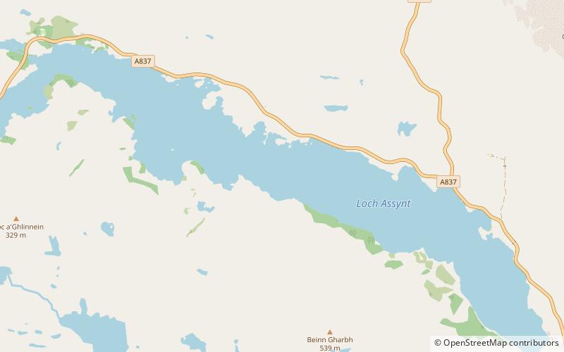 Loch Assynt location map