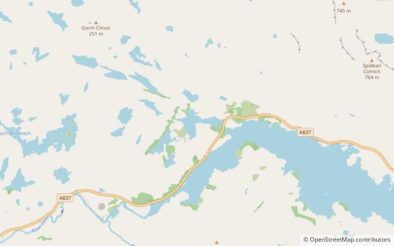 Loch Leitir Easaidh location map