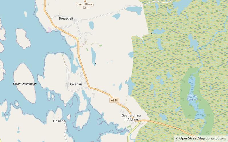 Calanais X location map