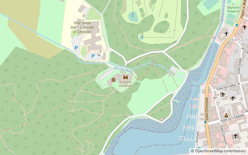 Lews Castle location map