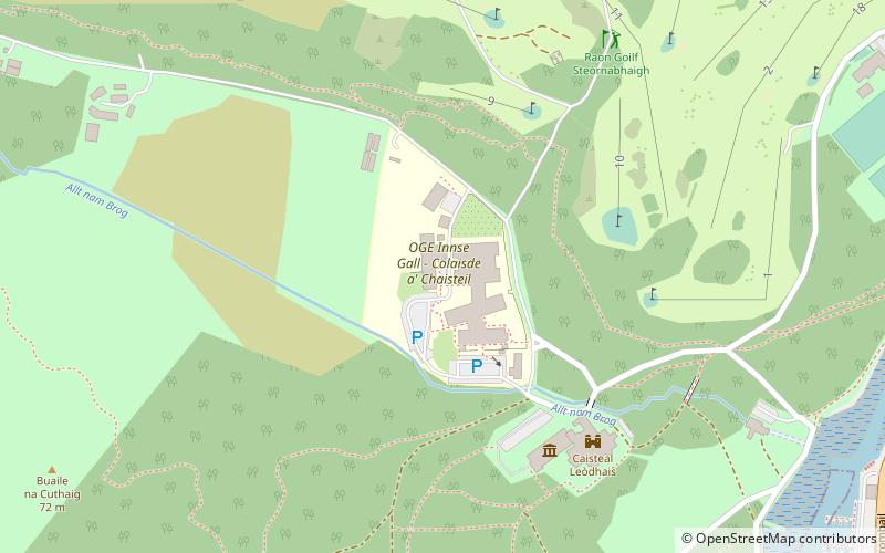 Lews Castle College UHI location map