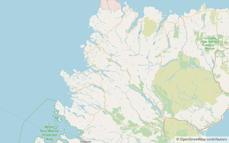 Eas Creag an Luchda location map