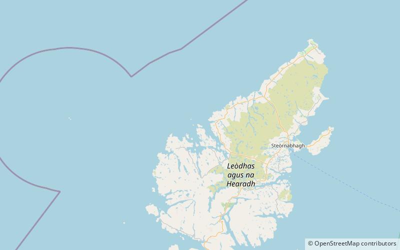 Little Bernera location map