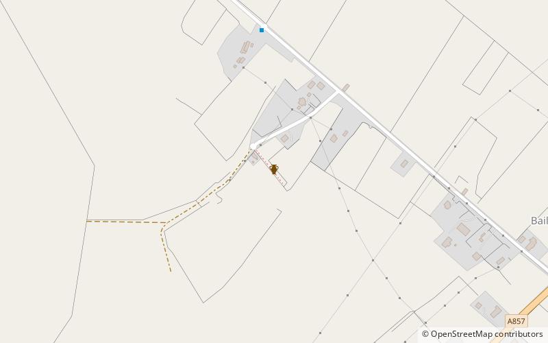 Menhir Clach an Trushal location map