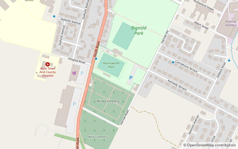 Harmsworth Park location map