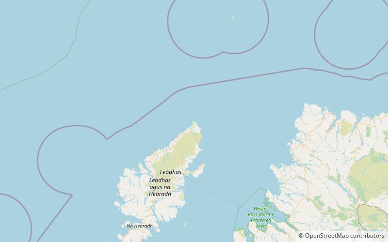 Butt of Lewis Lighthouse location map