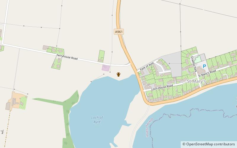 broch of ayre mainland location map