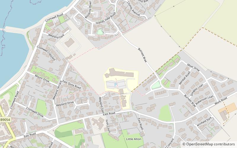 orkney college kirkwall location map