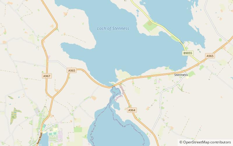 Unstan Cairn location map