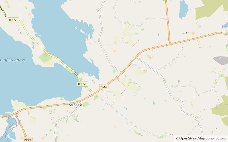 Maeshowe location map