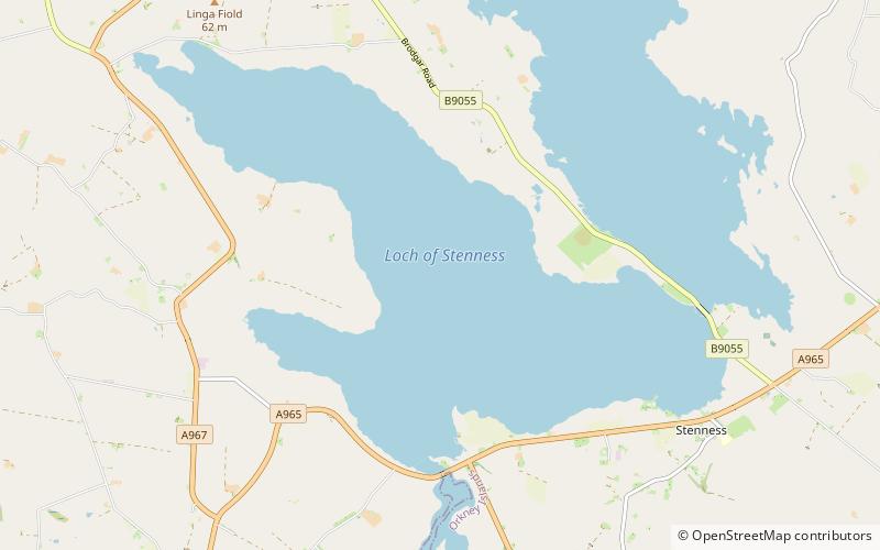 Loch de Stenness location map