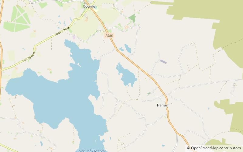 Loch of Bosquoy location map