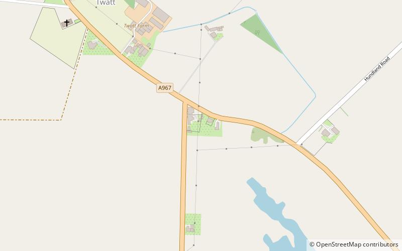 Twatt location map
