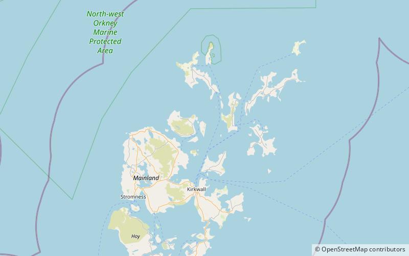 Egilsay location map