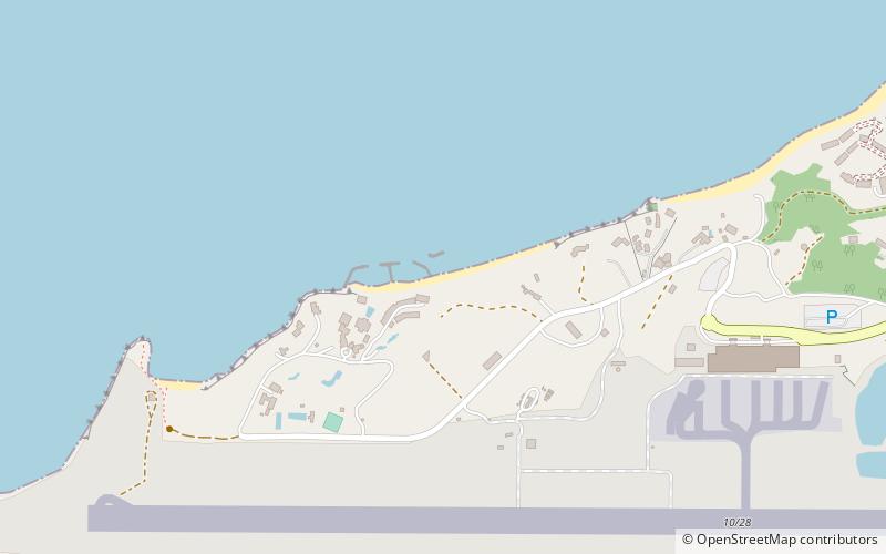 pink gin beach location map
