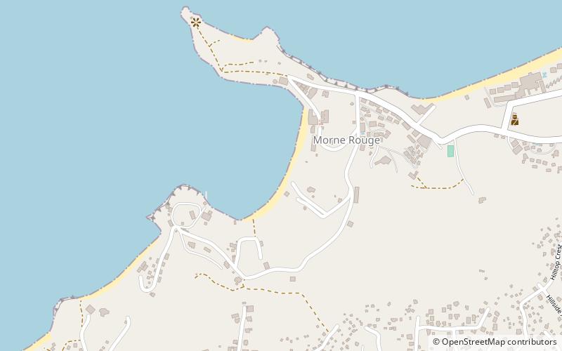 morne rouge bay st georges location map