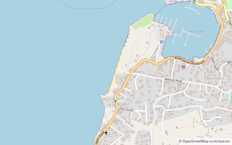 pandy beach st georges location map