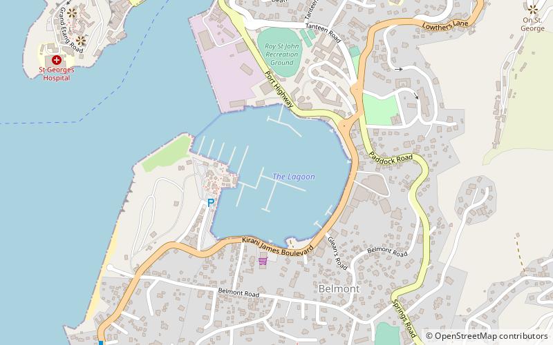 The Lagoon location map