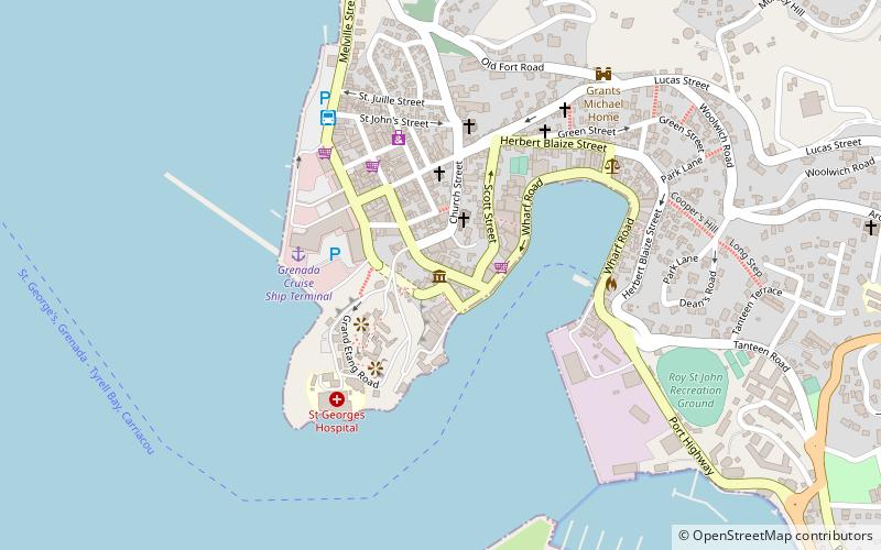 Grenada National Museum location map