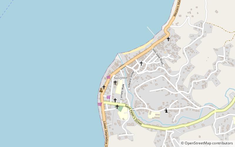 Gouyave location map