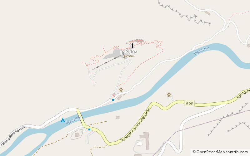 Vardzia Caves location map