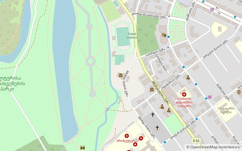 rustavi arts center location map