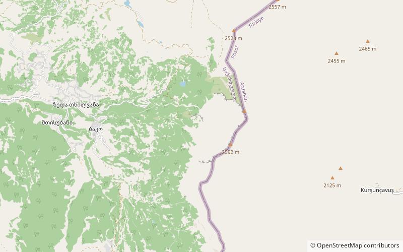 Khikhani Fortress location map