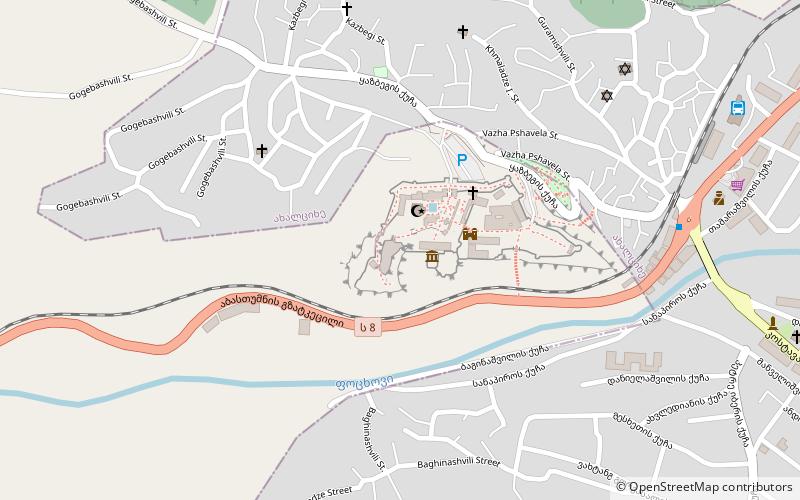 citadelle akhaltsikhe location map