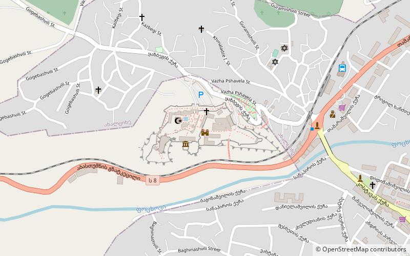 Rabati Castle location map