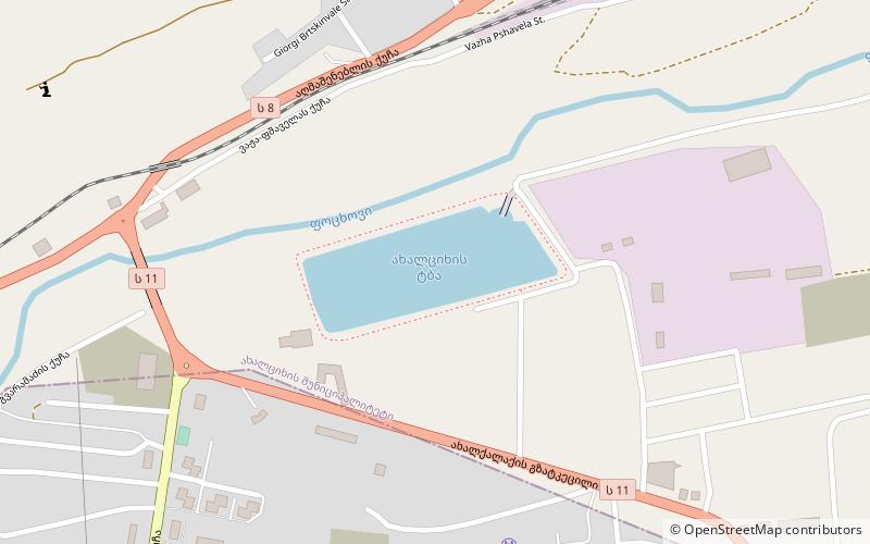 Lake Akhaltsikhe location map