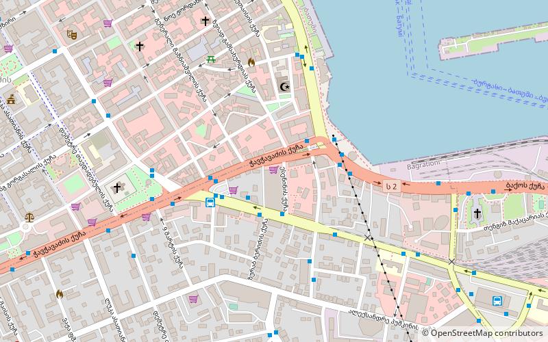 plaza batumi location map
