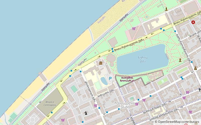 akvariumi batumi location map