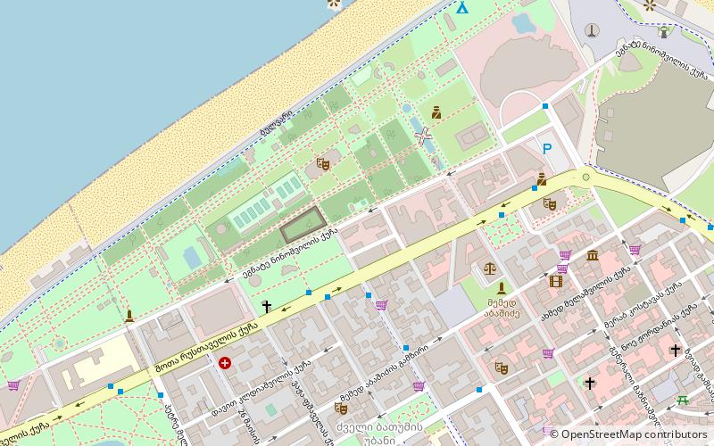 batumi boulevard location map