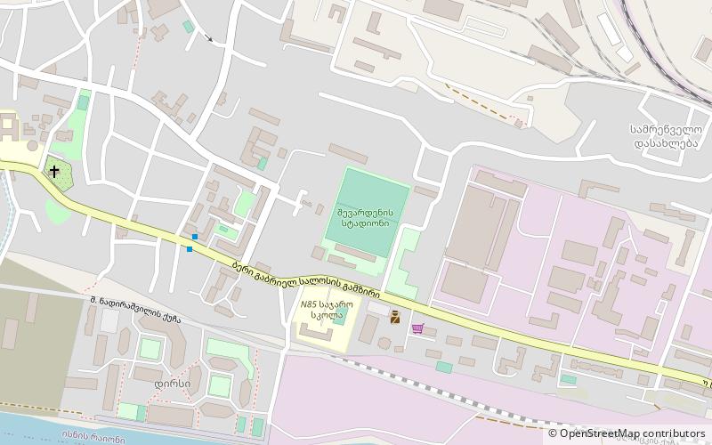 Sinatle Stadium location map