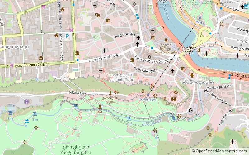 Atashgah de Tiflis location map