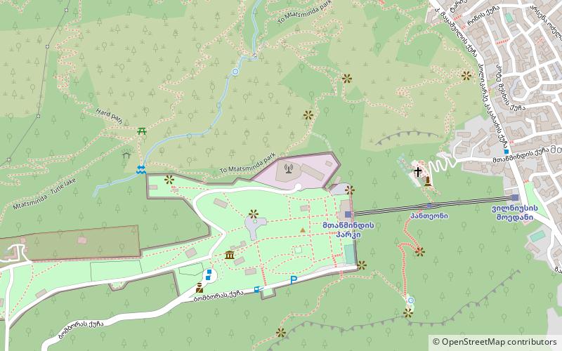 Fernsehturm Tiflis location map