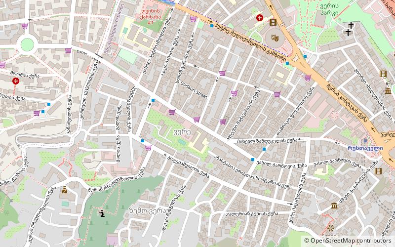 vasil barnovi street tbilisi location map