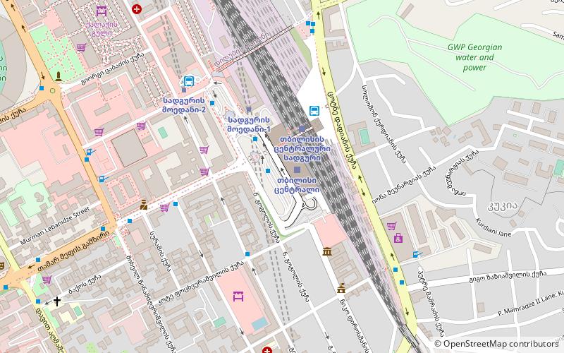 Tbilisi Central Station location map
