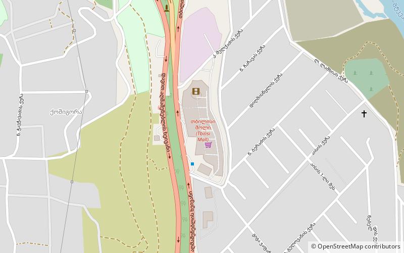 tbilisi mall location map