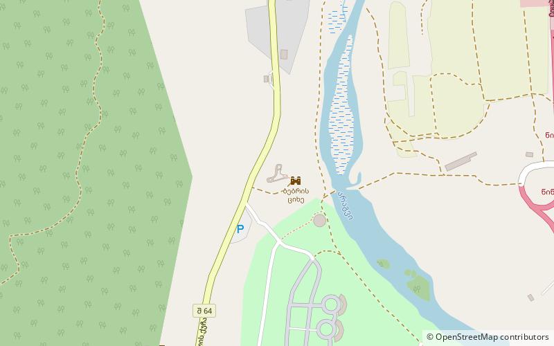 Bebris tsikhe location map