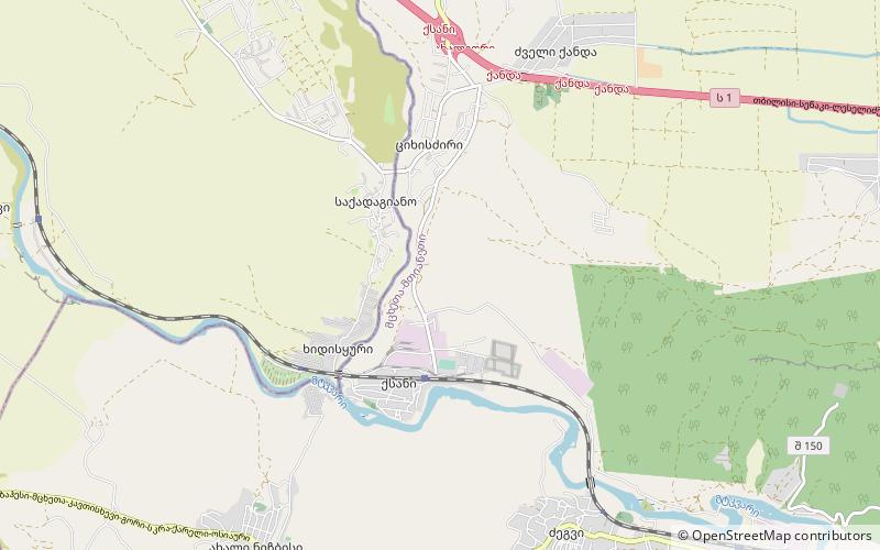 ksani fortress location map