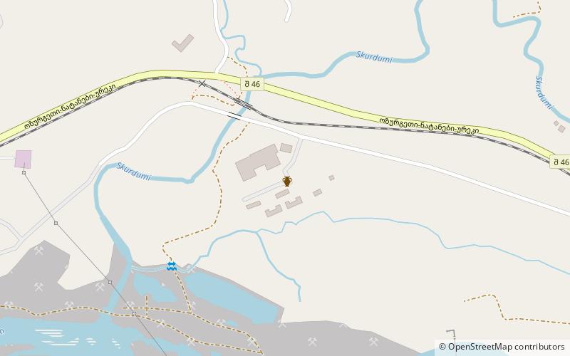 vashnari ozurgeti location map