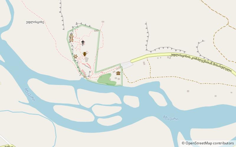 Uplistsikhe Museum location map